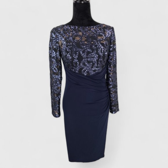 Lauren Ralph Lauren Dresses & Skirts - Lauren Ralph Lauren Blue Sequin Cocktail Dress